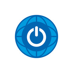 Power World Logo Icon Design