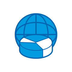 Analytic World Logo Icon Design