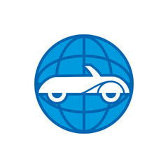 Car World Logo Icon Design