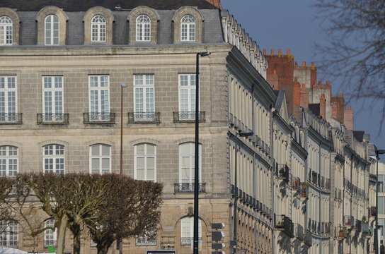 Immeubles de l'île Feyeau, à Nantes, France