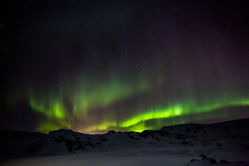 Polarlicht über Island