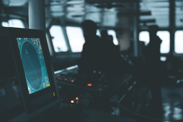 Radar System on a Ship's Bridge
