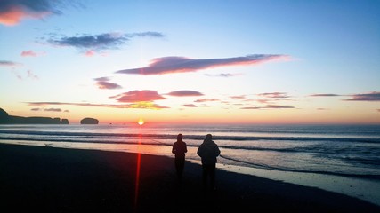 Fototapeta premium sunset sea