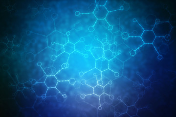 2D illustration medical structure background