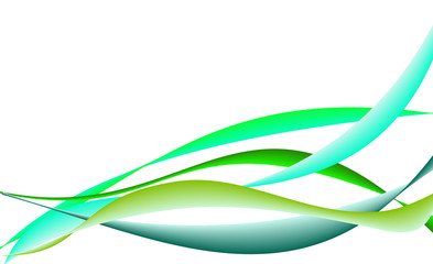 bright wavy vector color background