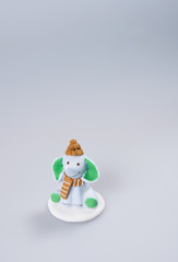 cake decoration or homemade christmas cake decoration on background.