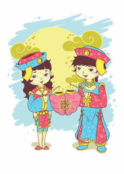 chinese couple new year