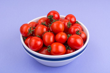 Tomatoes are small fresh ripe red