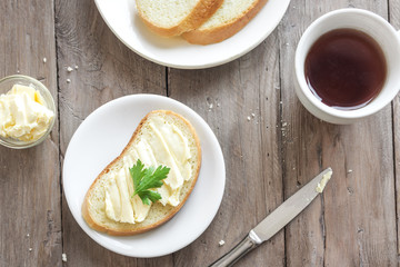 Bread, butter and tea