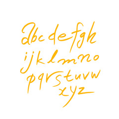 벡터 문자 / 손으로 쓴 글씨체