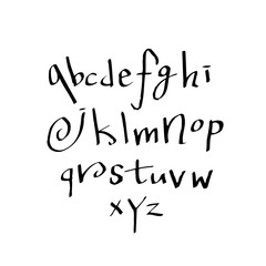 벡터 문자 / 손으로 쓴 글씨체