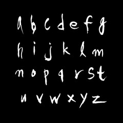 벡터 문자 / 손으로 쓴 글씨체