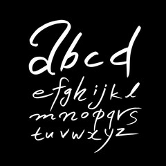 벡터 문자 / 손으로 쓴 글씨체