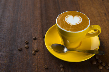 various coffee art latte