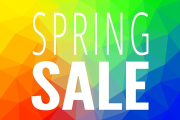 Spring sale banner