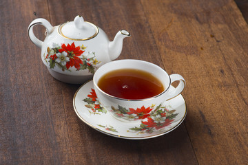 tea in cafe