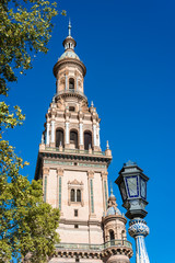 Fototapeta premium Plaza de Espana square in Seville, Spain.
