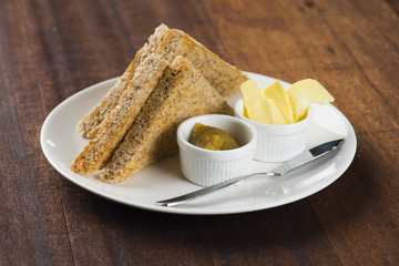 bread butter and kaya