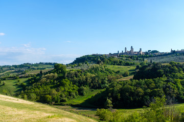 Fototapeta premium Tuscany Landscape - San Gimignano