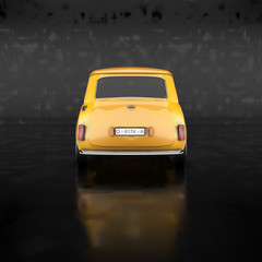 Obraz na płótnie Canvas yellow car