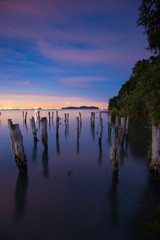 sunset and sunrise in Batam 