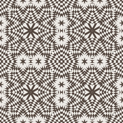 Fototapeta premium Monochrome element of seamless pattern. Modern stylish texture. Vector element of graphical design