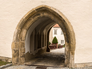 Old Gothic Entrance Monastery Klosterneuburg