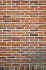Red brick wall texture background