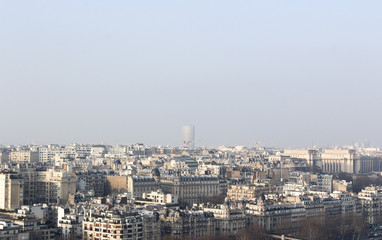 Fototapeta na wymiar view of Paris and Haussmann architecture