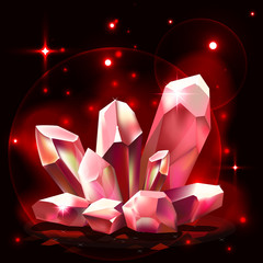 crystals icon vector game element