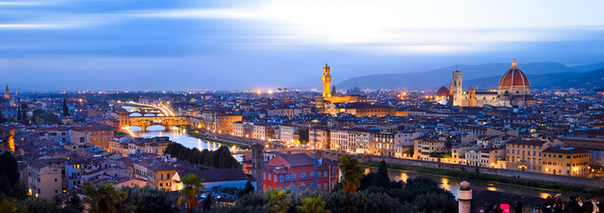  View from Piazzale Michelangelo in Florence, Italy.