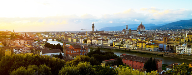  View from Piazzale Michelangelo in Florence, Italy.