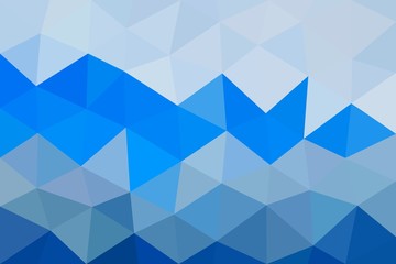 Fototapeta premium Blue grey low polygonal background vector