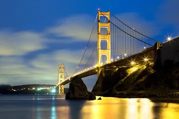 Fotobehang The Golden Gate Bridge in San Francisco, California, USA © Jose Luis Stephens