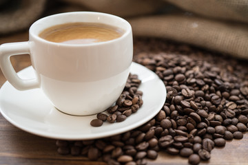 coffee and beans