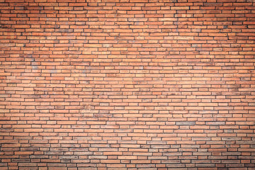 Brick wall texture background for interior exterior decoration and industrial construction concept design.