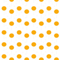 Wallpaper abstraction dandelions. Floral seamless pattern. Vector illustration.
