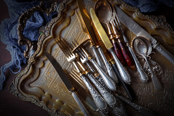 Old silver ware