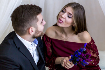 Young couple in love