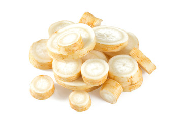 parsnip isolated on white