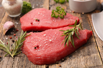raw beef and spice