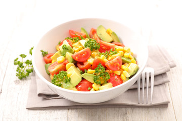 bowl of avocado salad