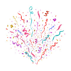 Magic circle isolated on white backgroun. Vector glow ring.