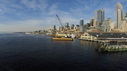Fototapeta na wymiar Seattle Hafen