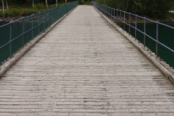 Fototapeta na wymiar Wooden Bridge