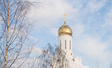 Golden dome of the Orthodox Church	