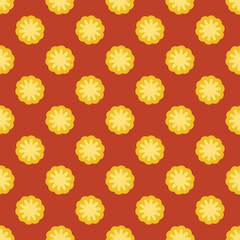 Fototapeta premium floral seamless pattern, retro style