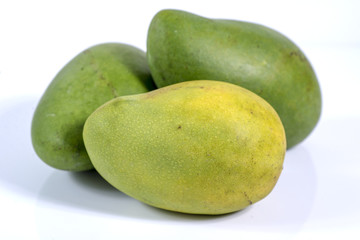 mango fruit isolated on white