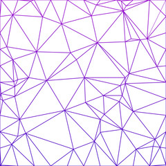 Wireframe polygonal abstract mesh. Vector Polygon which consist of triangles. Geometric background in Origami style.