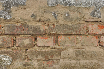 texture of old brick wall